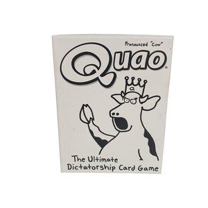 Quao Pronounced Cow Card Game Complete Set Family Night Ultimate Dictatorship